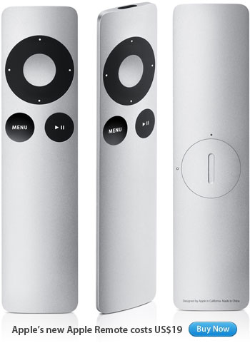Apple releases all-new redesigned Apple Remote; works with iPod, iPhone ...