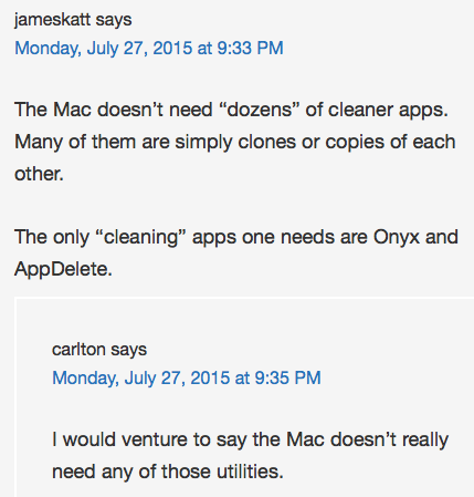 Cleaner for mac