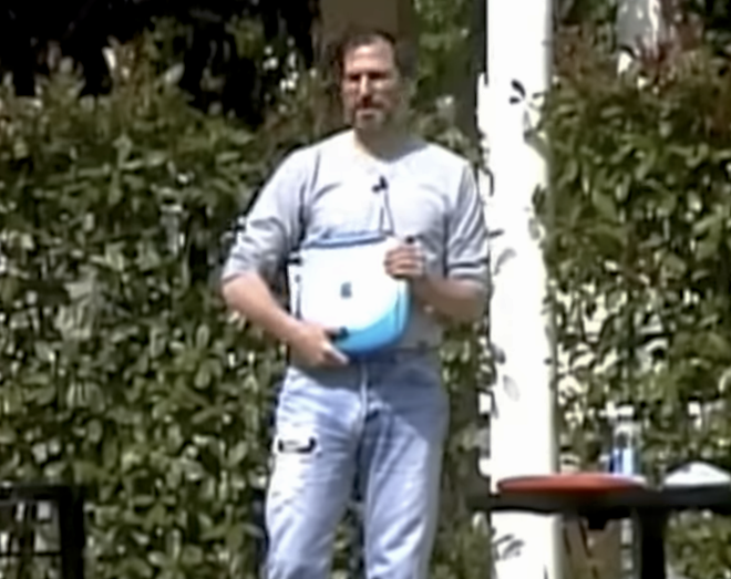 Watch Steve Jobs delivers enthusiastic internal pep talk at Apple Campus in 1999, outlining path to greatness
