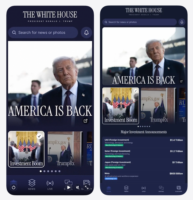 photo of White House launches official app for iPhone and iPad: Live streams, real-time alerts, and ‘no filter’ access to the&hellip; image