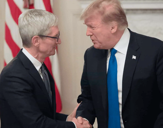 What Tim Cook’s trip to China with President Trump could…