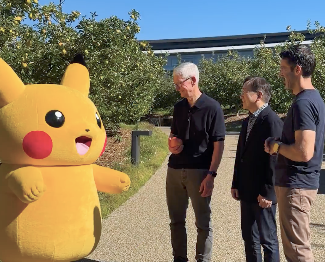 photo of Pikachu meets Apple’s incoming CEO John Ternus image