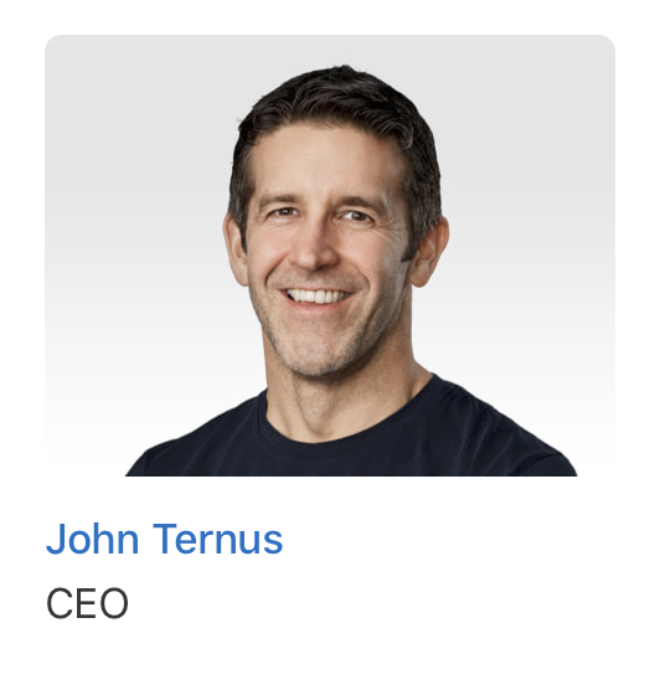 photo of Apple updates Leadership page as John Ternus becomes CEO image