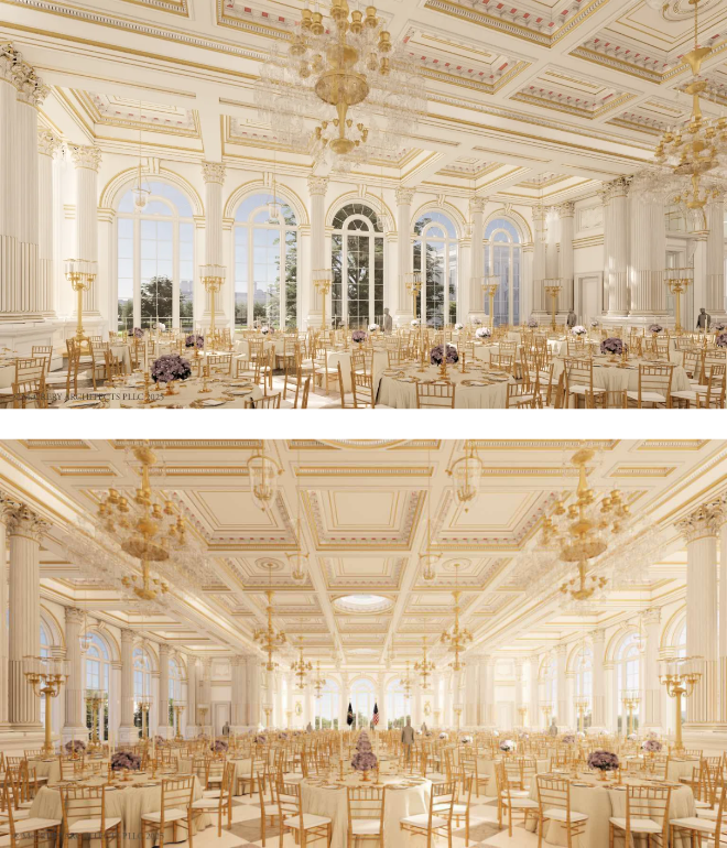 Apple-backed White House State Ballroom rises over new…