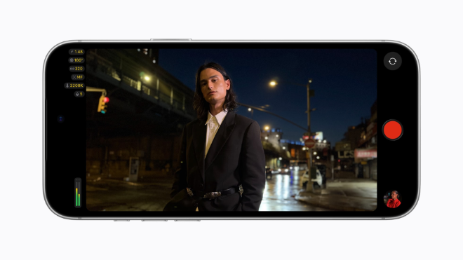 Apple’s Final Cut Camera now supports variable aperture on…